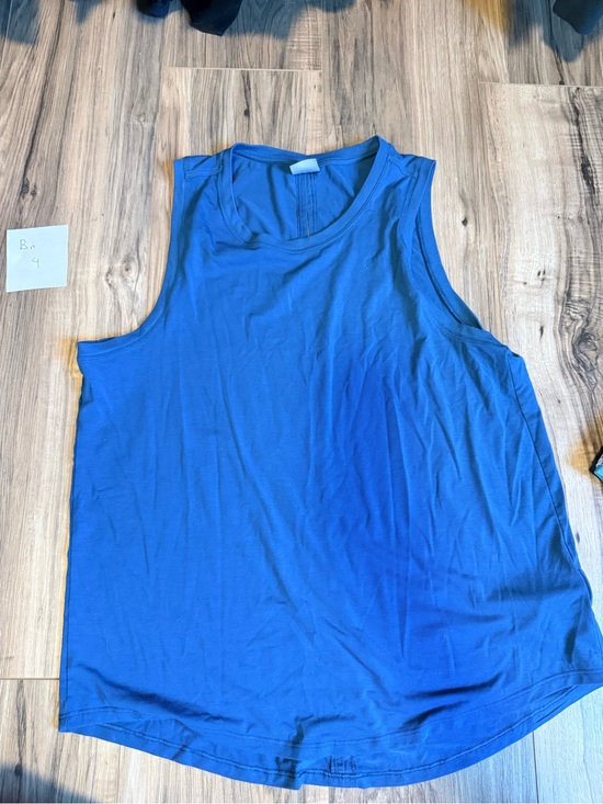 Athleta Tops - Athleta Blue Scoop Neck Tank Top | Keyhole Back | Lightweight | Size M